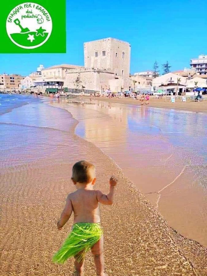 A Pozzallo Vicino Al Mare Villa Eksteriør bilde