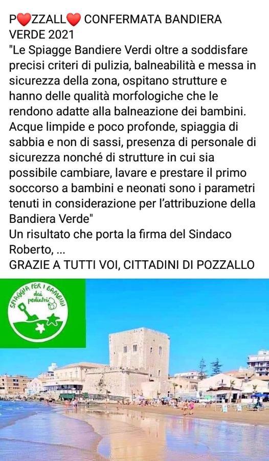 A Pozzallo Vicino Al Mare Villa Eksteriør bilde